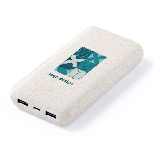 Powerbank i hvedestra - Billede 1